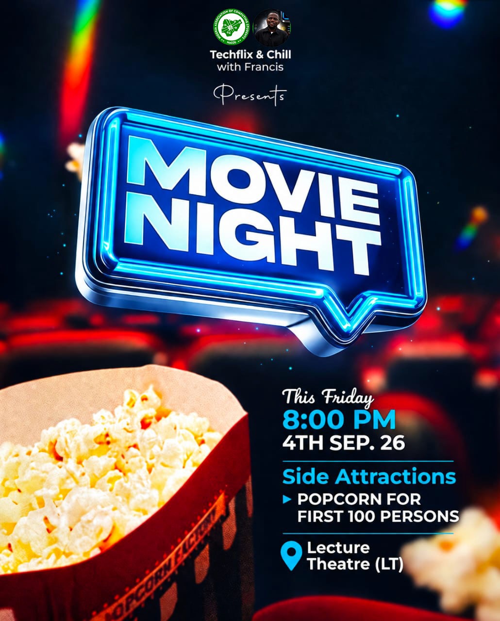 MOVIE NIGHT WITH FRANCIS!